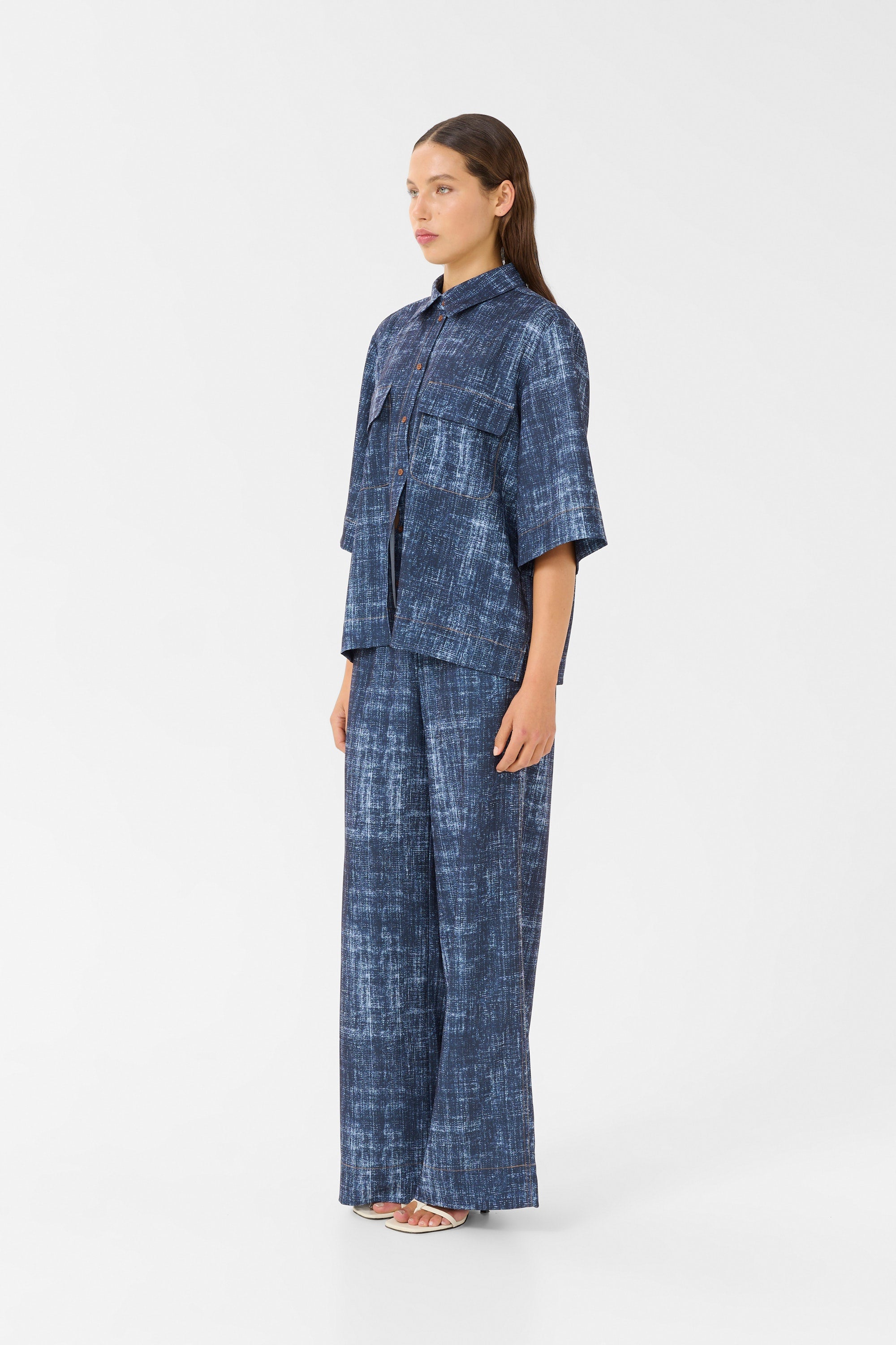 Gestuz Demia, Dark Denim Struct, Hose