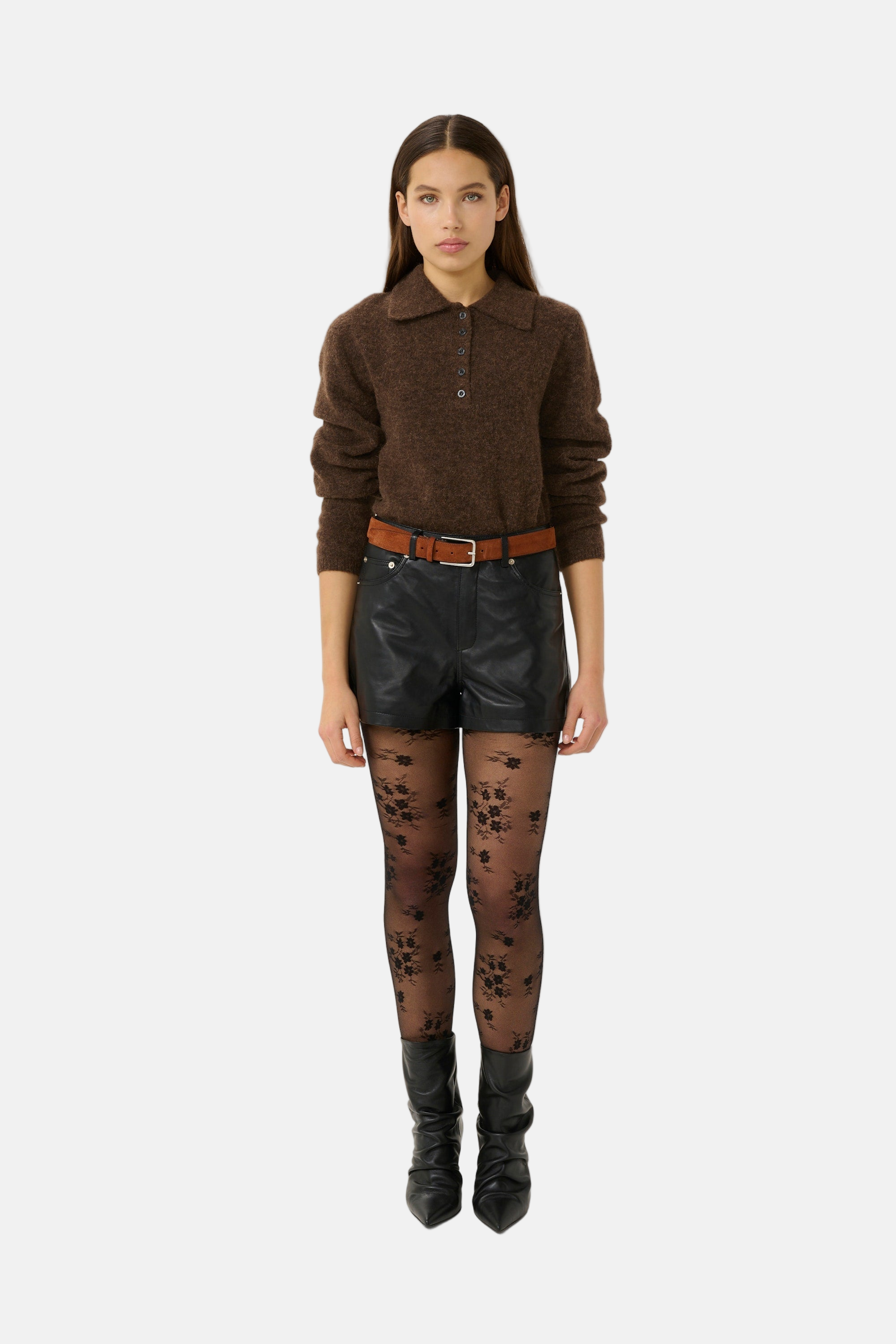 Gestuz Alpha, Buff Mélange, Polo Pullover