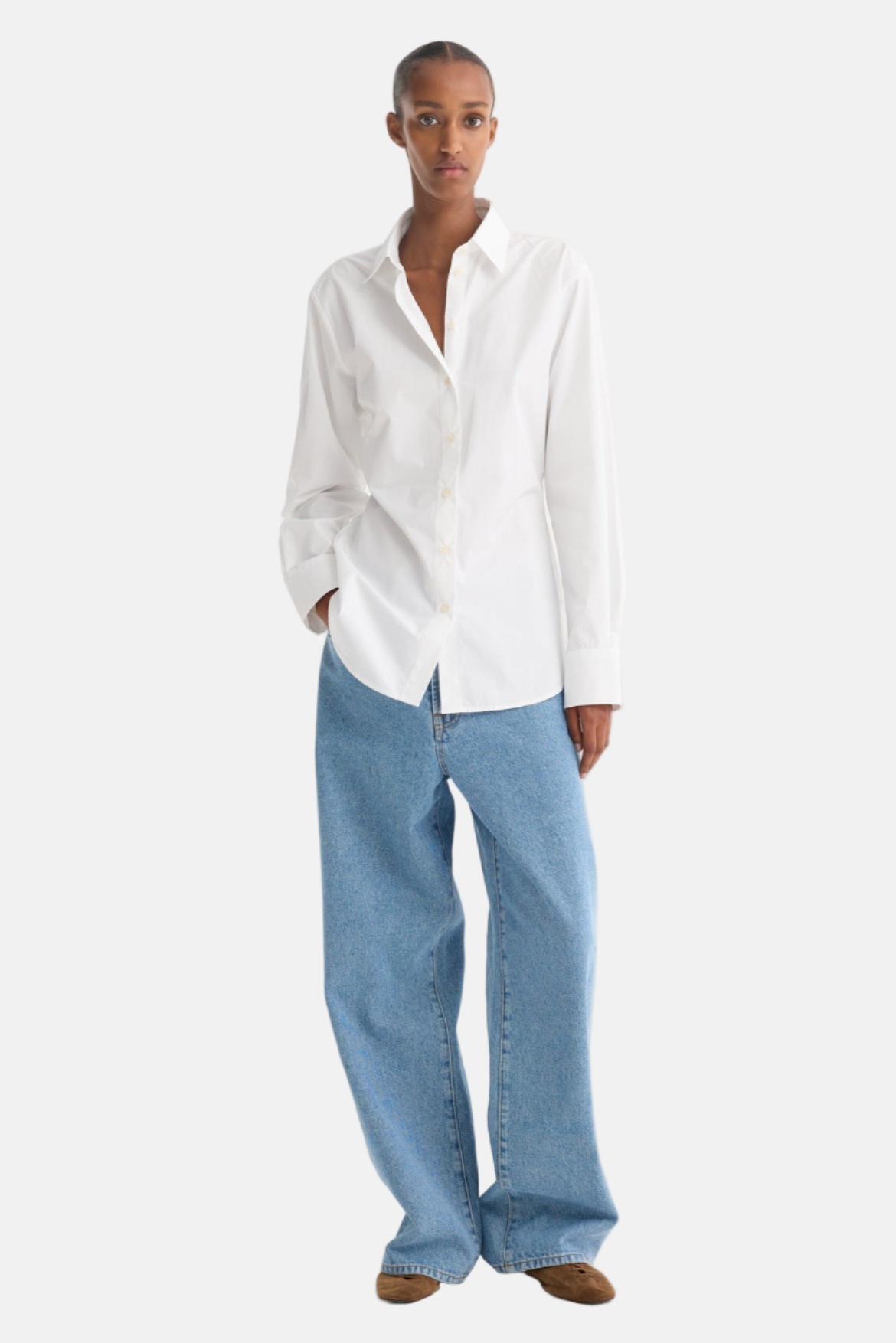 Róhe, Optic White, Shirt