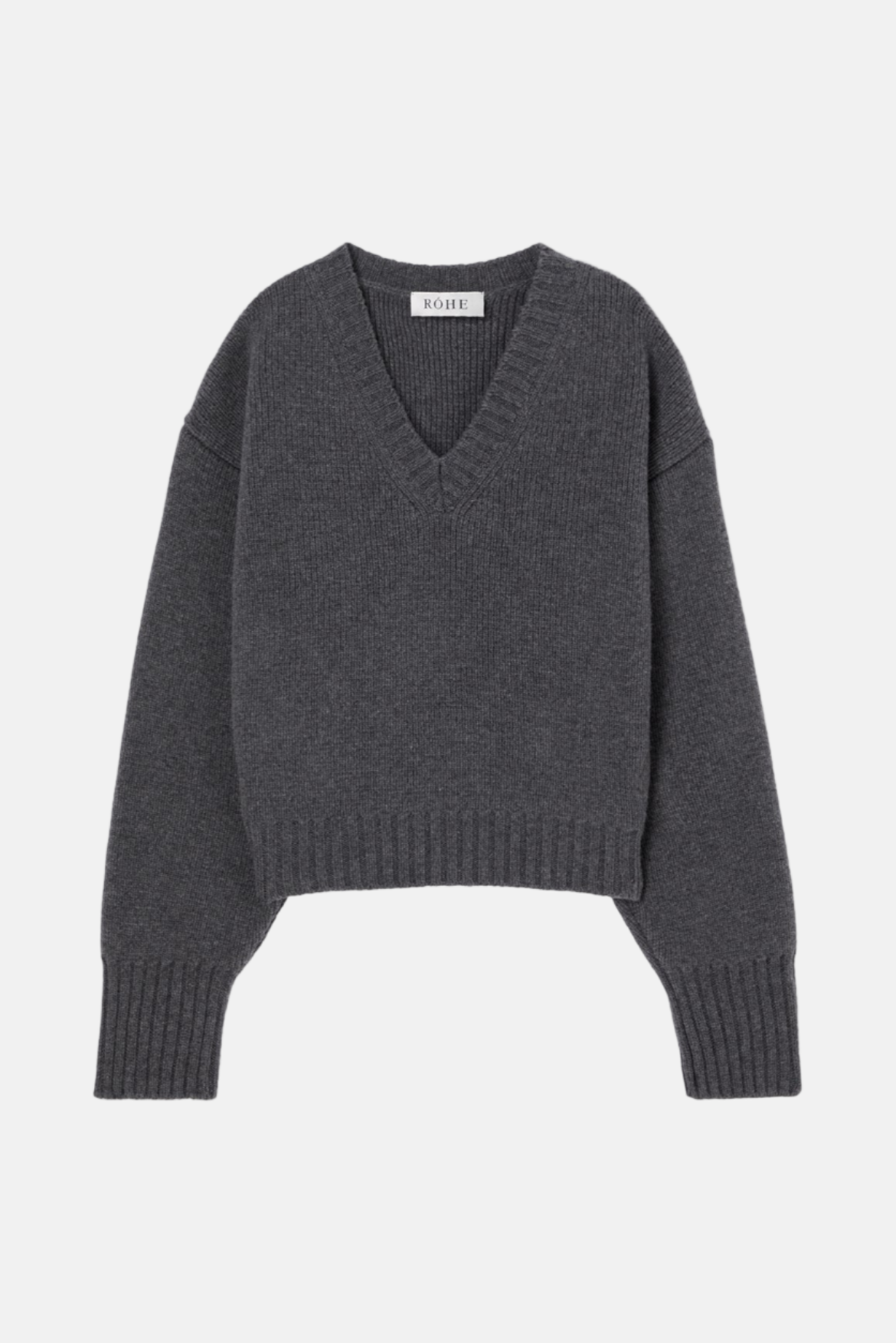 Róhe, Mid Grey Melange, Pullover