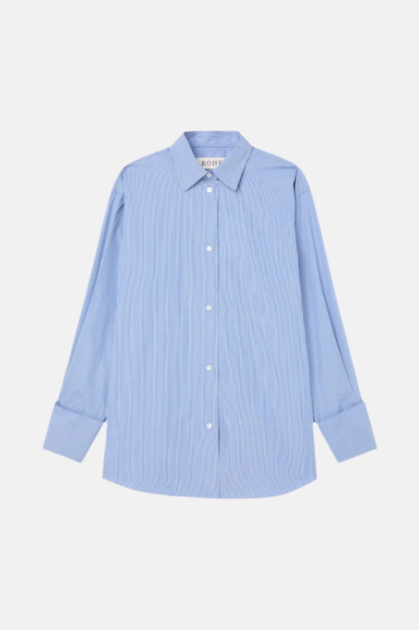 Róhe Oversized Striped, Light Blue, Hemd