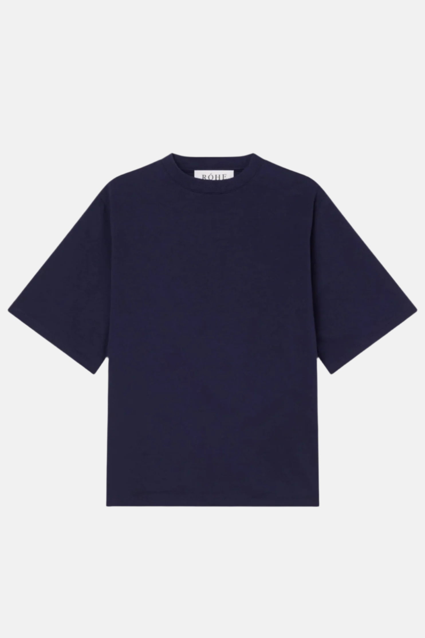 Róhe Oversized Label, Indigo, T-Shirt