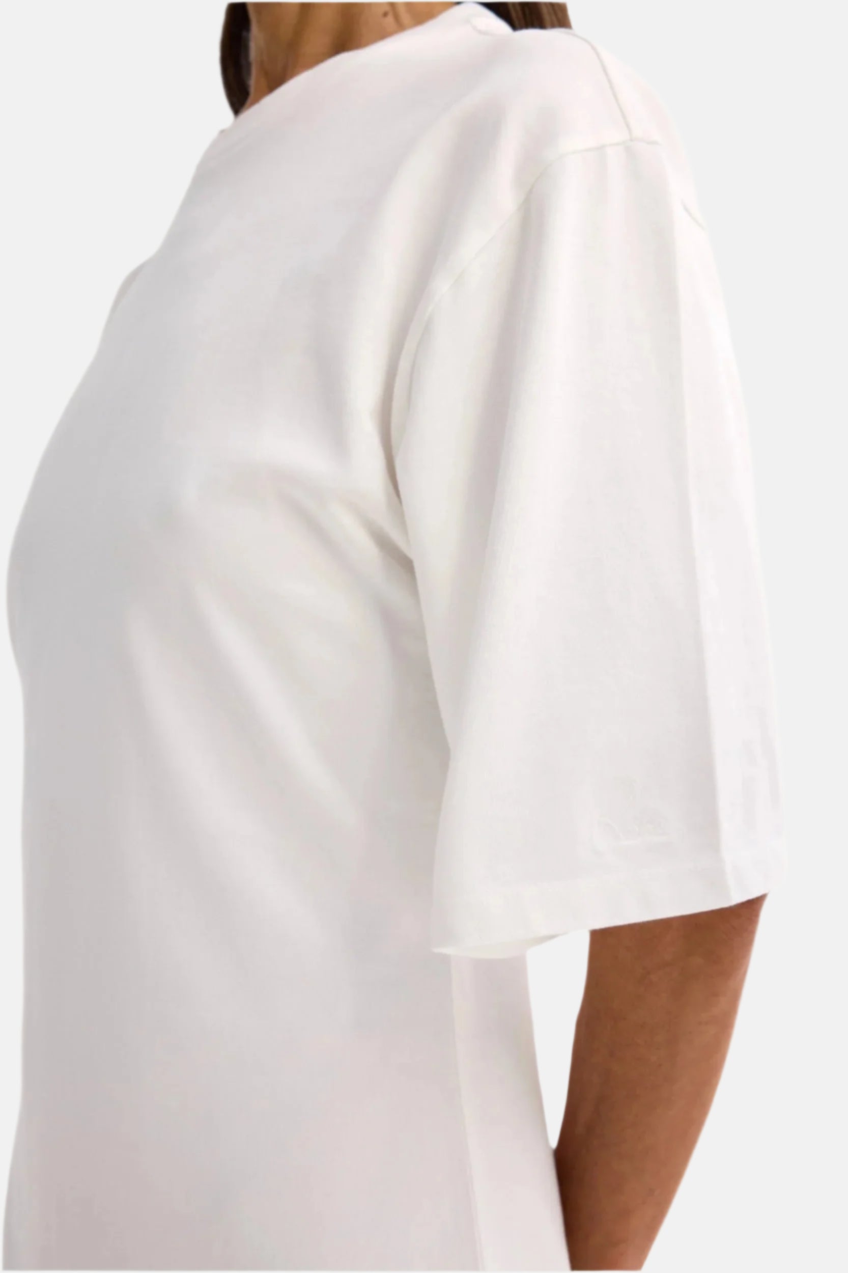 Róhe Jersey Fitted, Optic White, T-Shirt Kleid