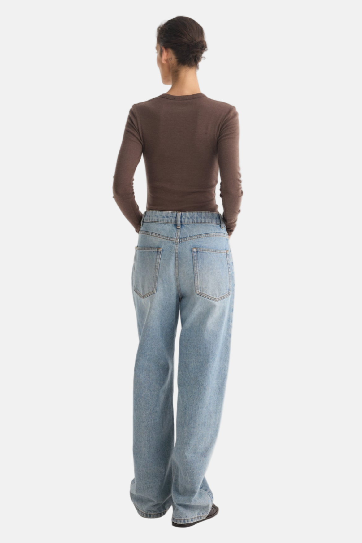Róhe, Brown Melange, Long Sleeve