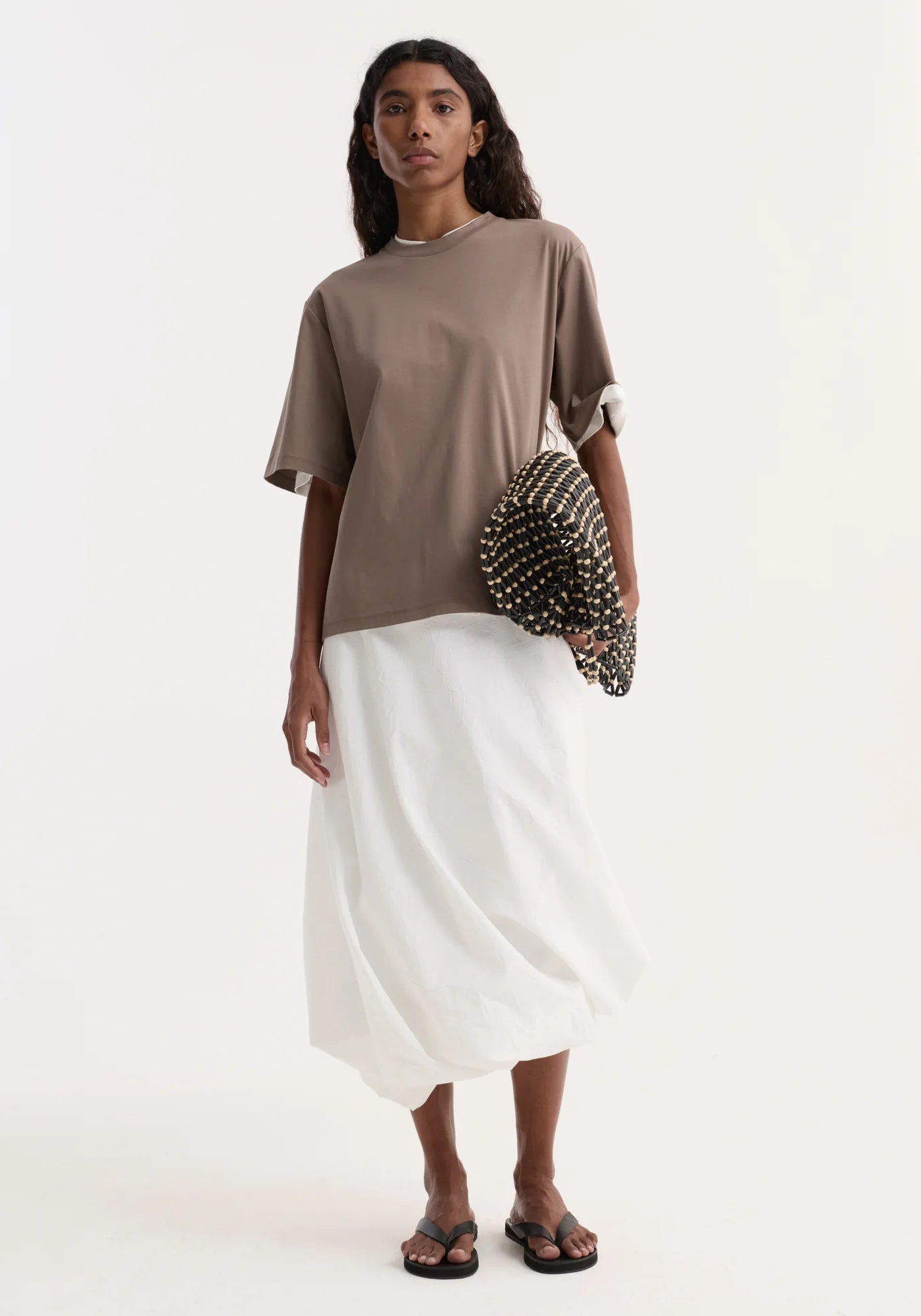 Róhe, Oversized, Taupe, Shirt