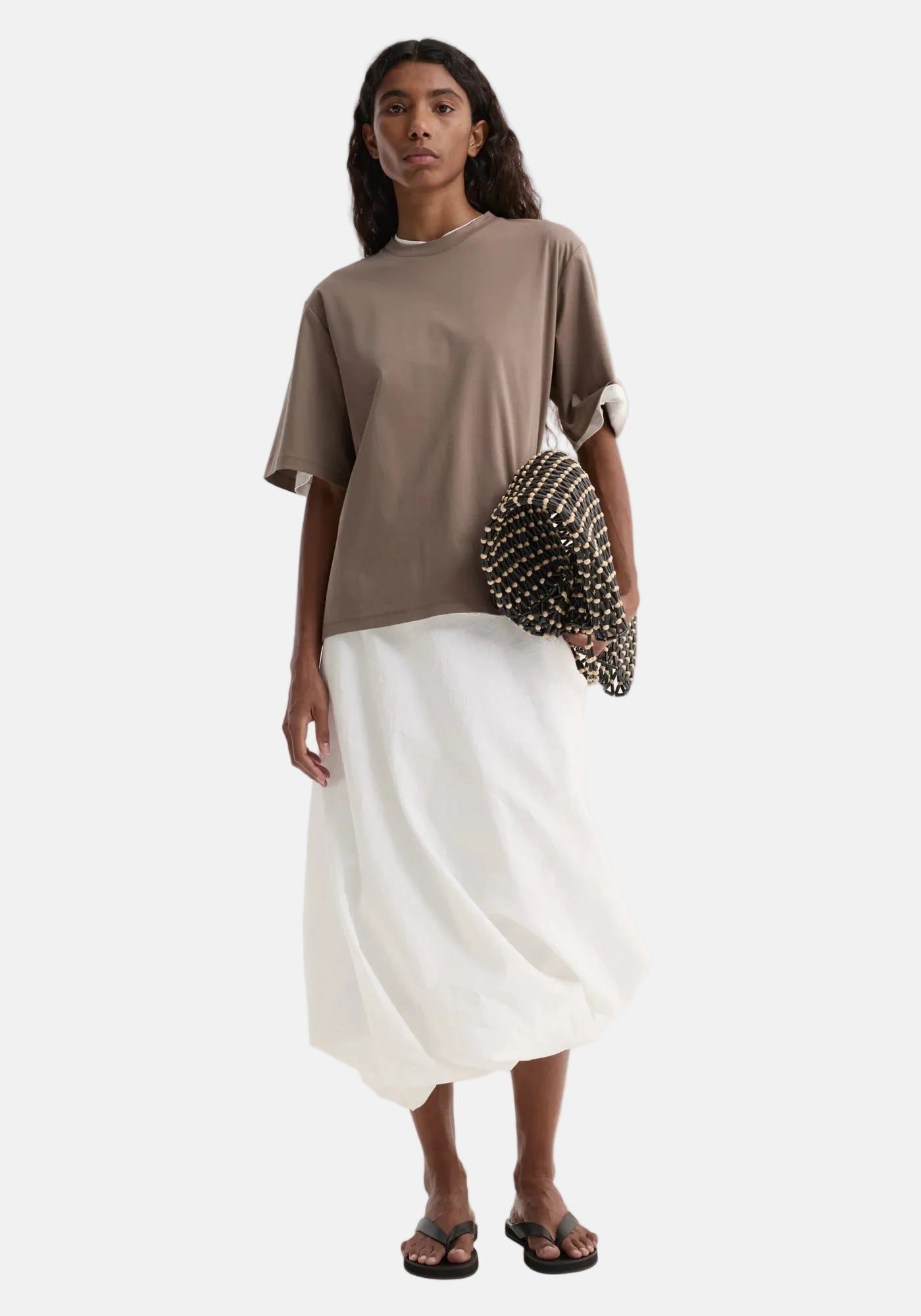 Róhe, Oversized, Taupe, Shirt