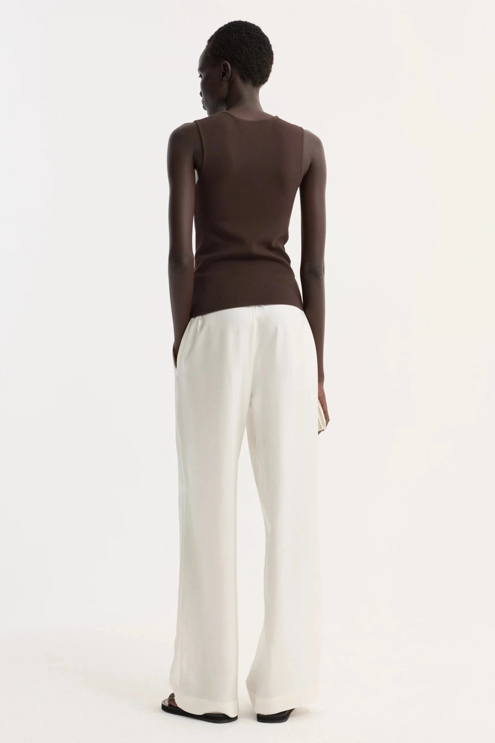 Róhe, Bustier Shaped, Dark Chocolate, Top