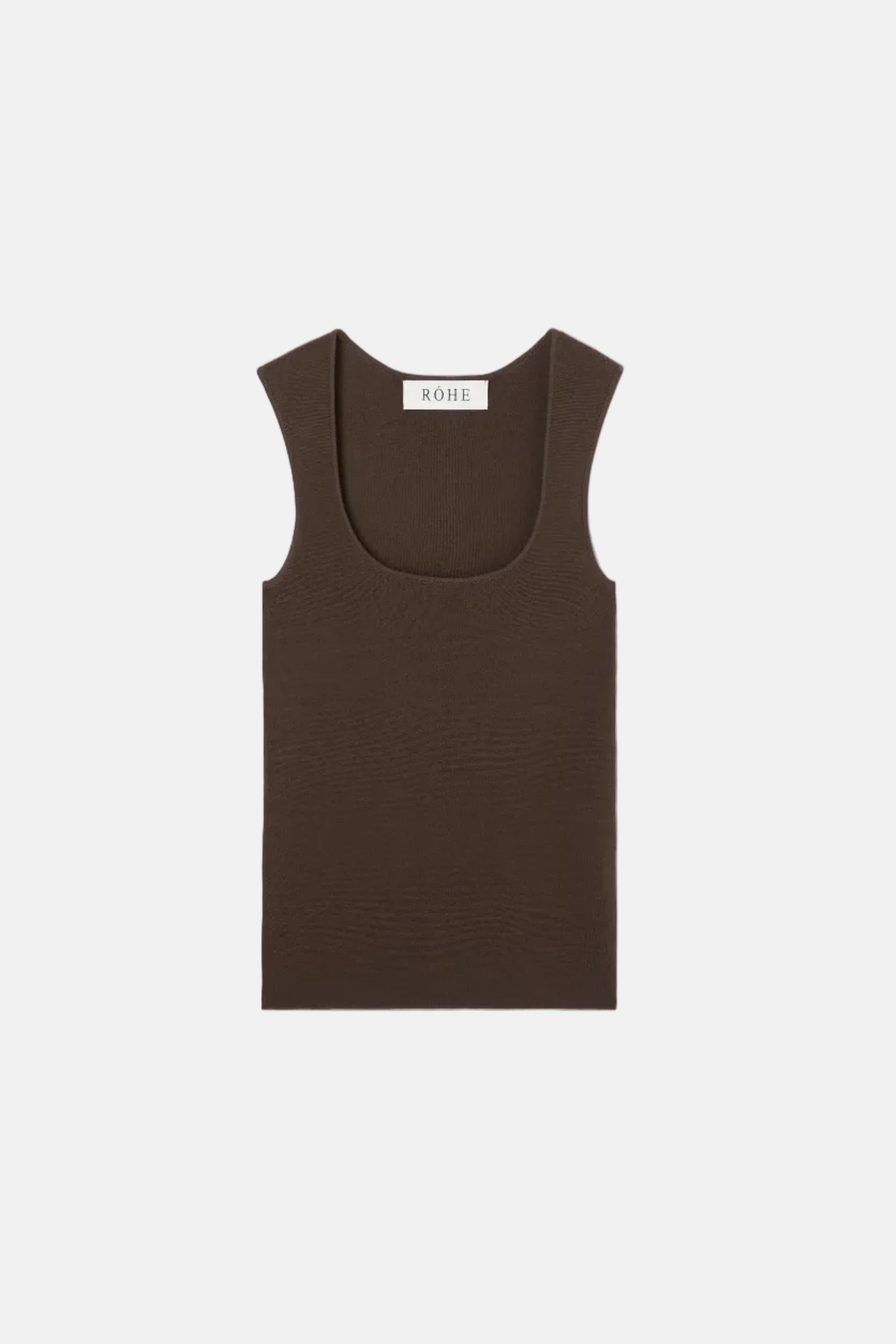 Róhe, Bustier Shaped, Dark Chocolate, Top