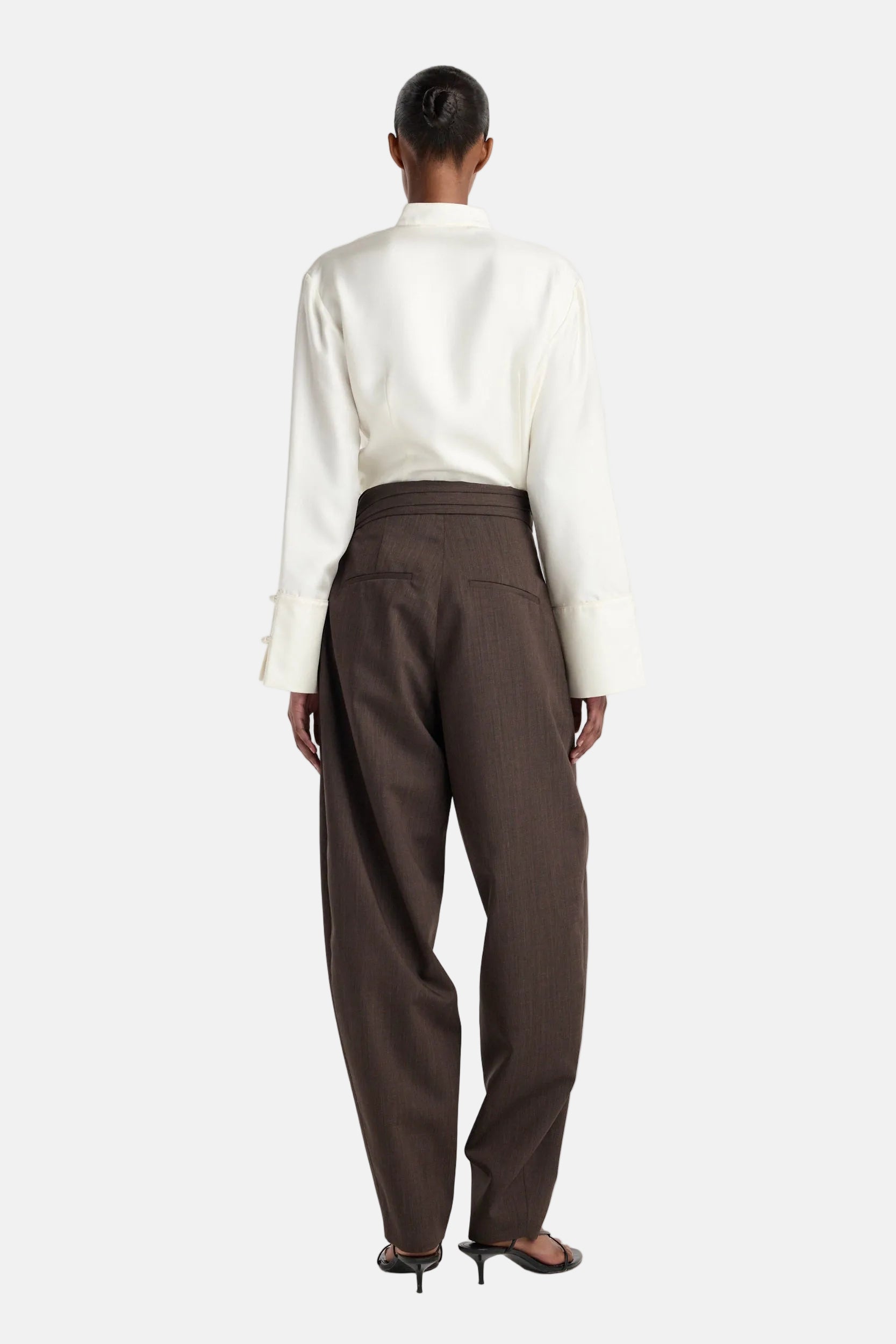 Róhe Sarong Knot, Dark Brown, Hose