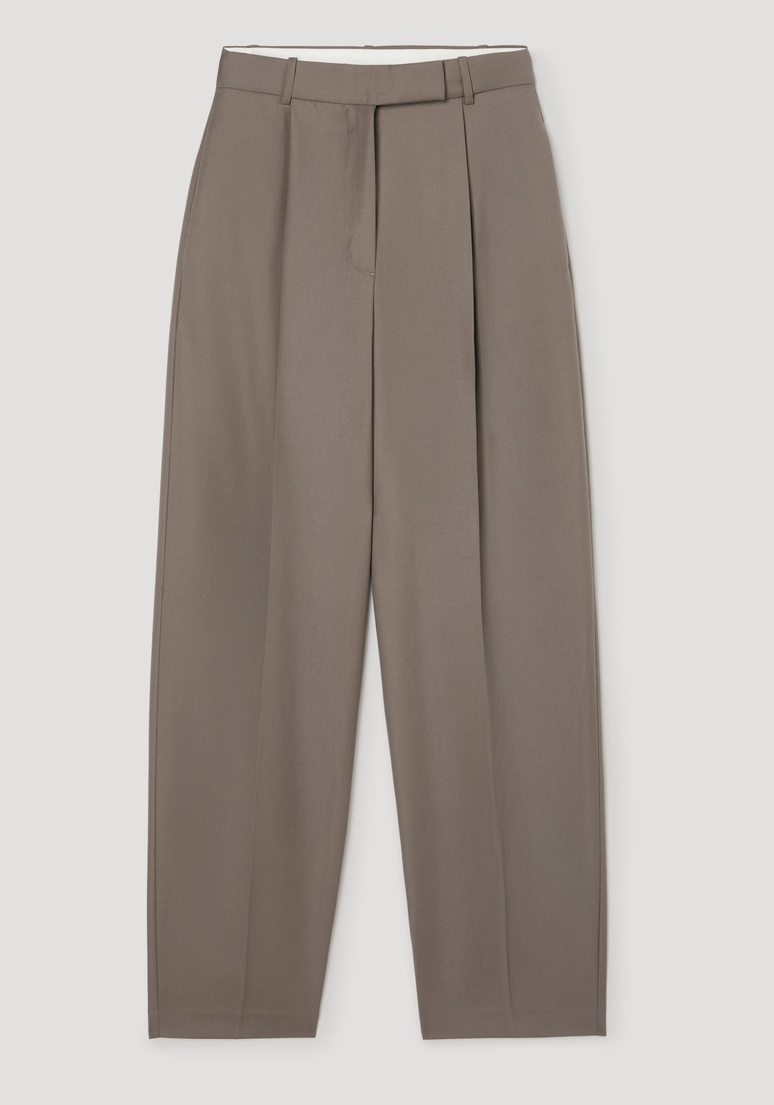 Róhe Daria Single Pleat Tapered, Desert Brown, Hose