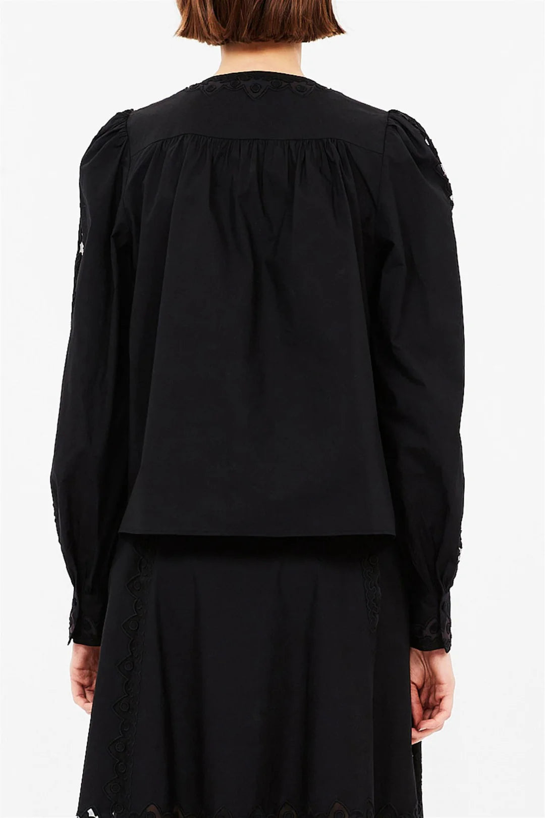 Ulla Johnson Kady, Noir, Bluse