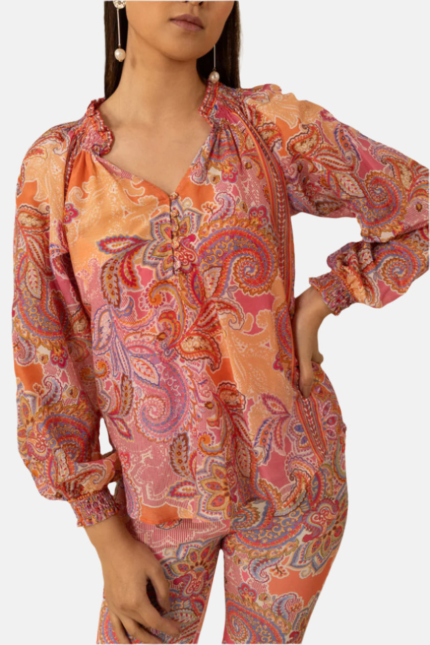 Hale Bob Mallory, Pink, Bluse