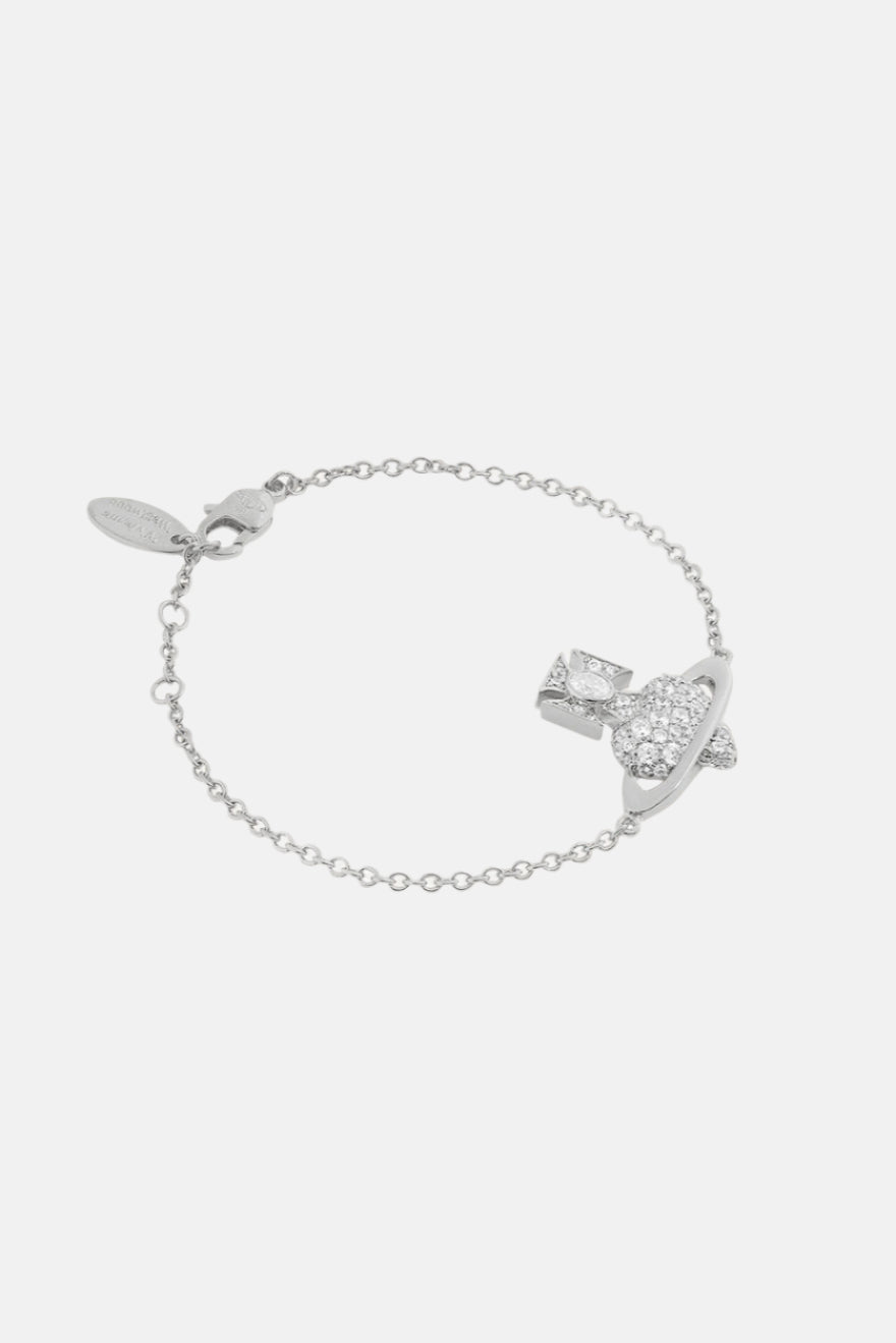 Vivienne Westwood Agnatha, Weiß, Platinum Armband