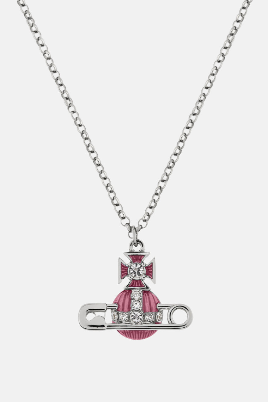 Vivienne Westwood Kitty, White Crystal/Light Rose, Platinum Anhänger