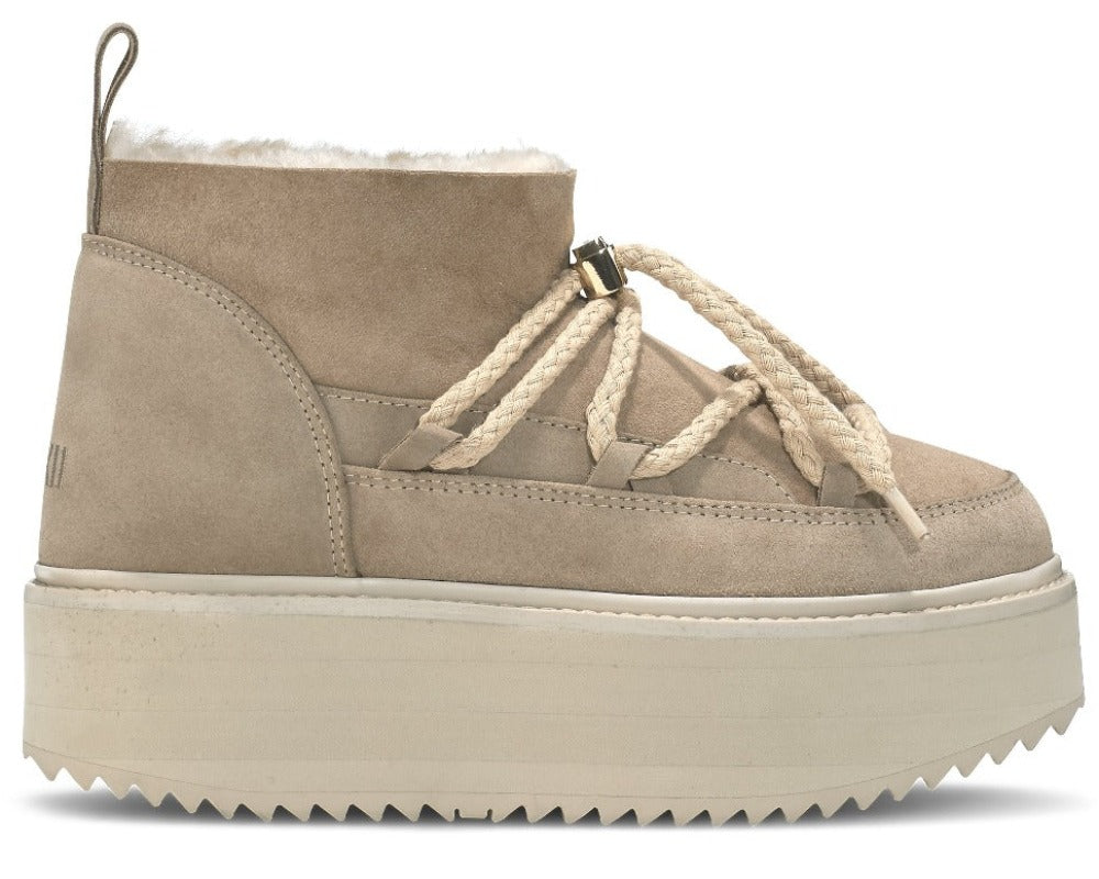 Classic Low Plattform, Beige, Sneaker