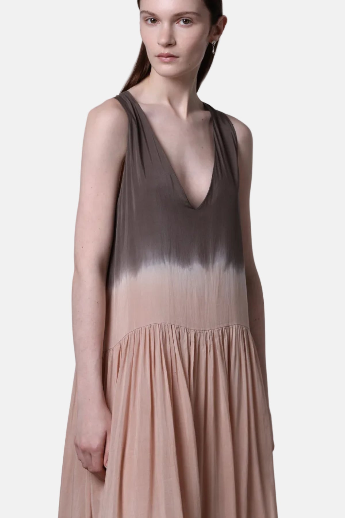 Roberto Collina Woven, Nude/Fango, Kleid