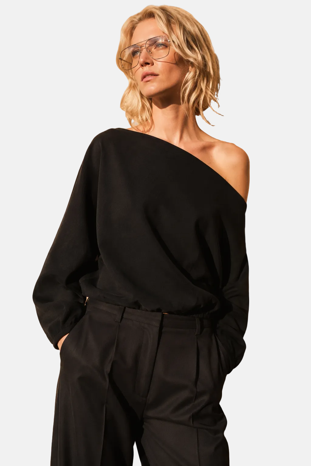 8PM Gloucester Nero Sweatshirt in Schwarz – Ansicht 2