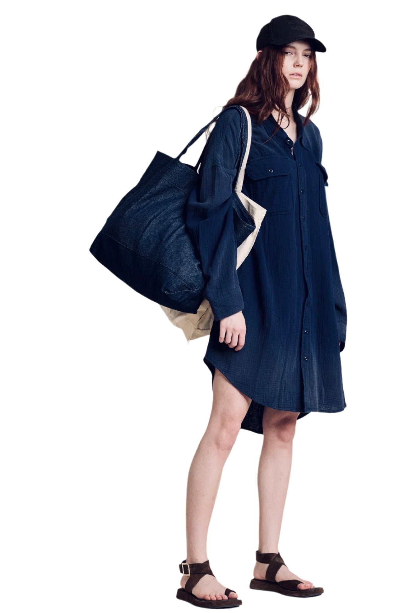 Denimist Utility, Washed Blue, Shirtdress