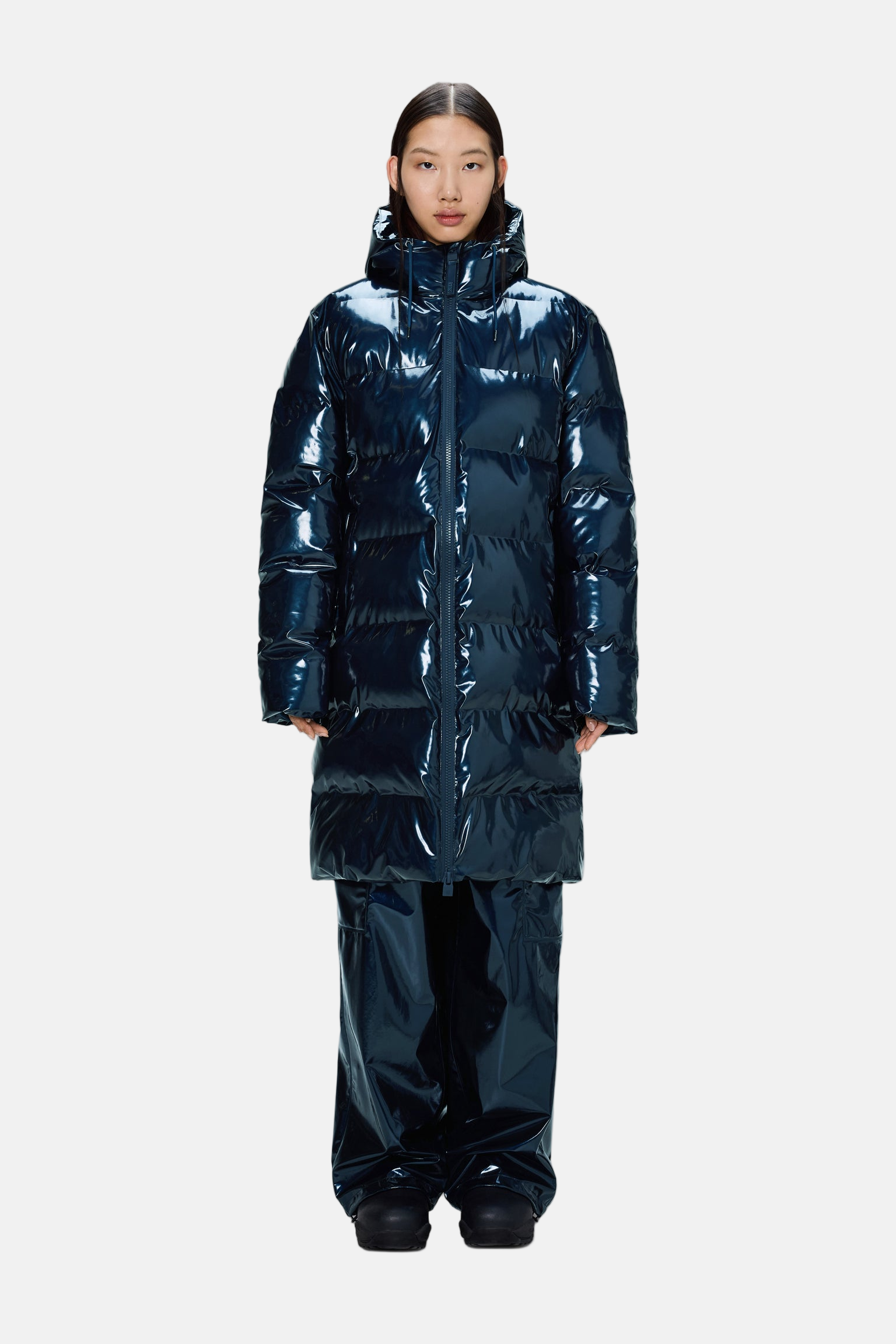 Rains Longer Alta W3T4, Spill, Puffer-Jacke