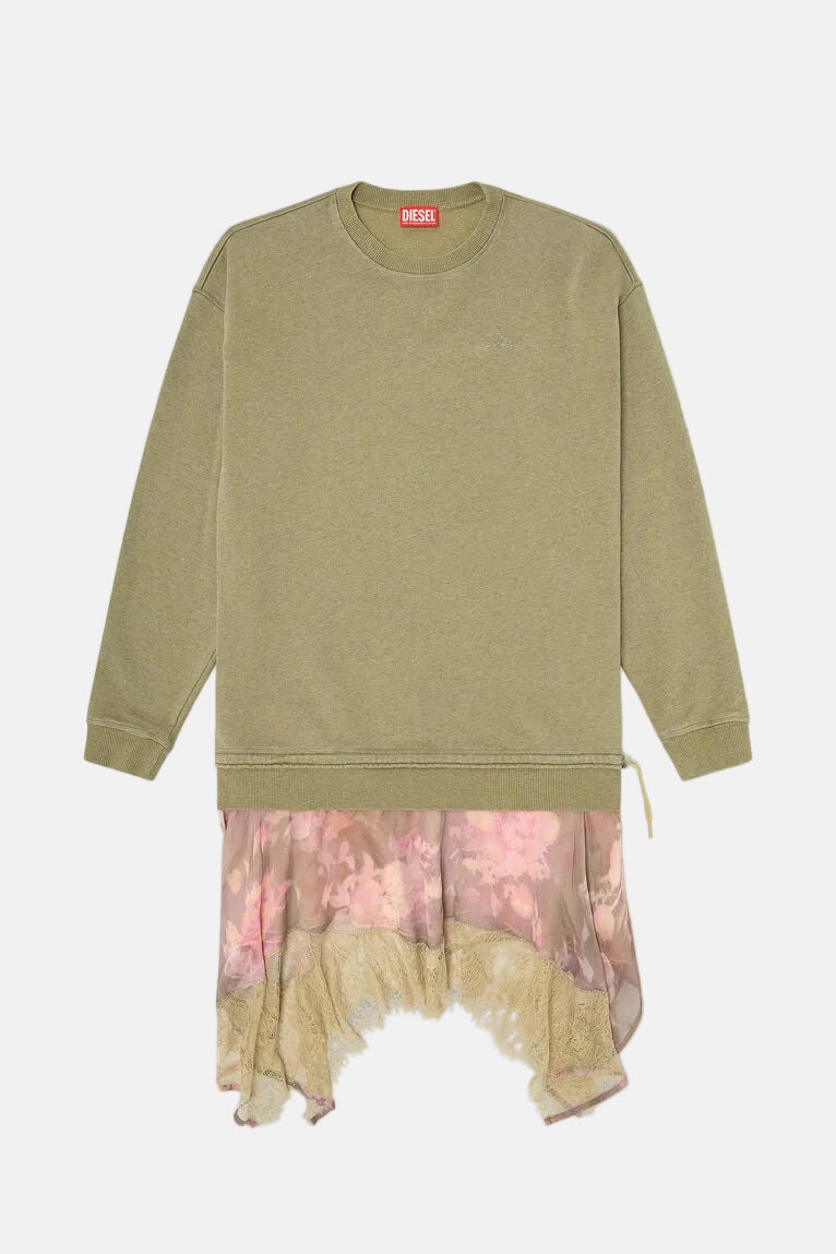 Diesel D-Orely, Rosa/Grün, Kleid