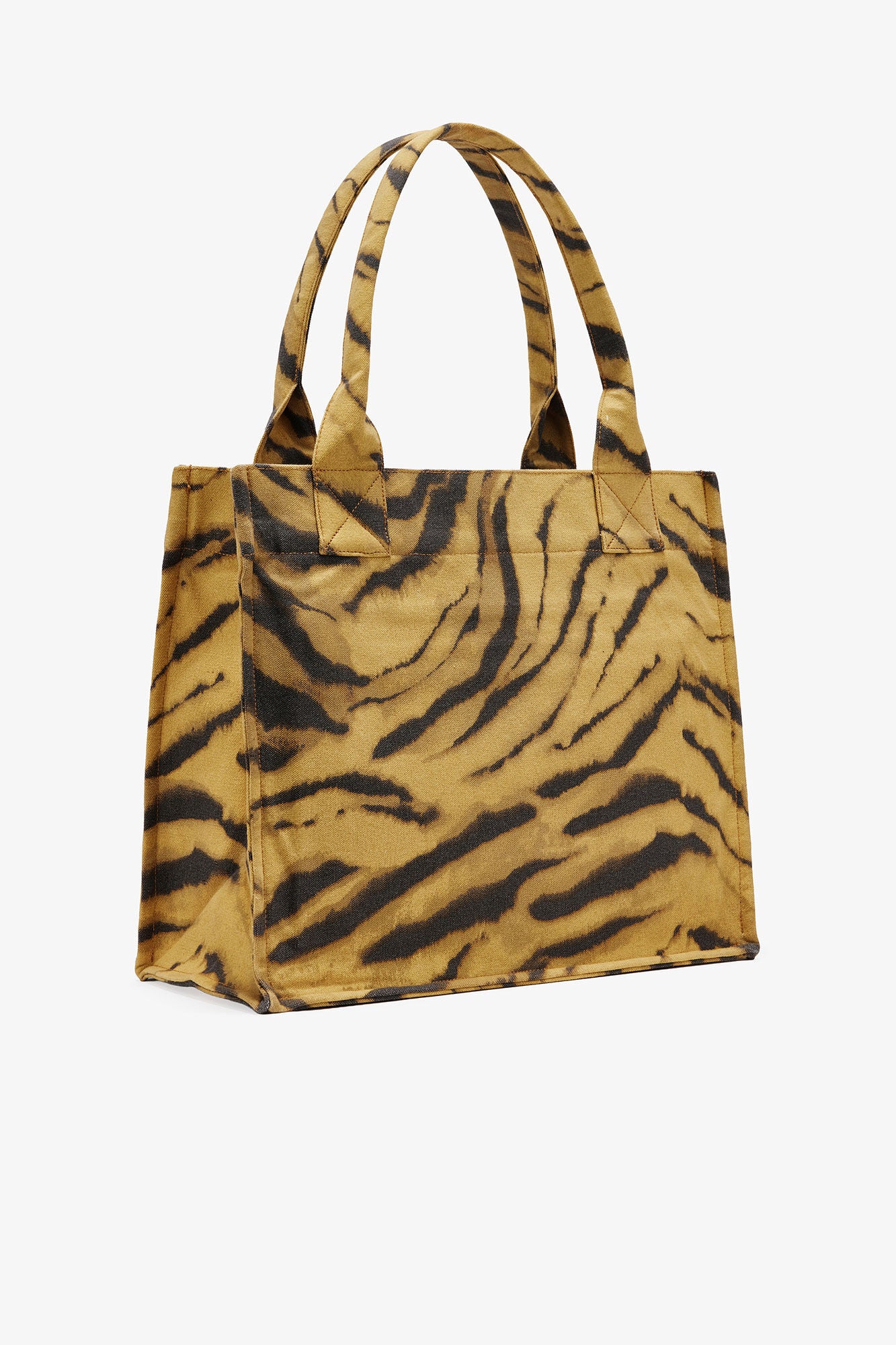 GANNI Large Shopper, Khaki, Tasche
