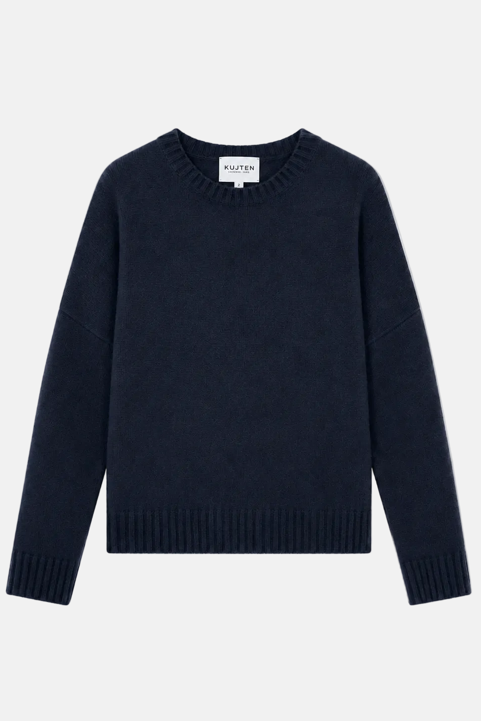 KUJTEN Amelie Marine Fonce Pullover in Blau
