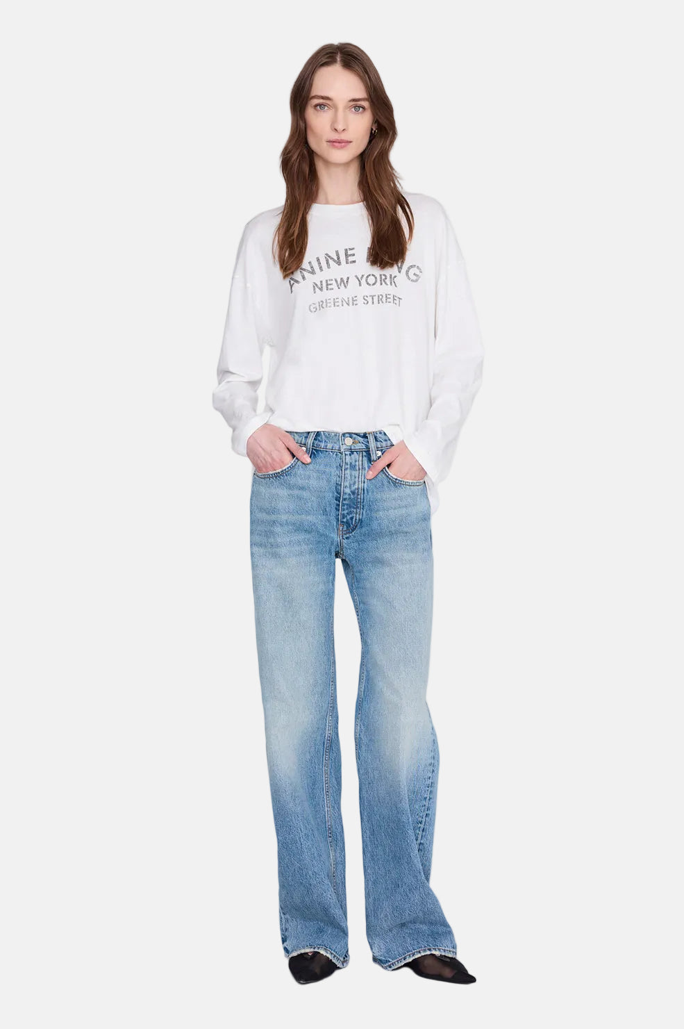 Anine Bing Ivan, Ivory, Longsleeve