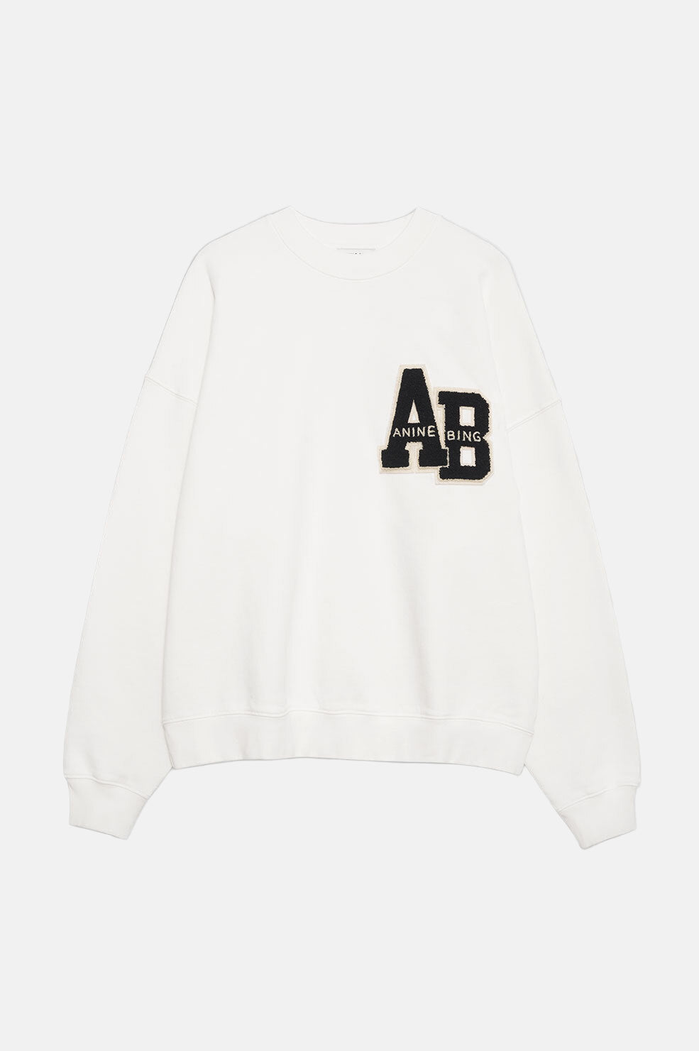 Anine Bing, Miles, Off White, Oversize Sweatshirt