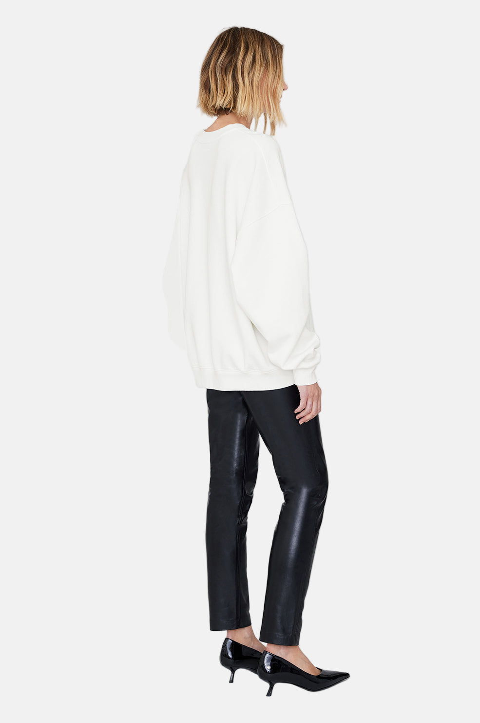 Anine Bing, Miles, Off White, Oversize Sweatshirt