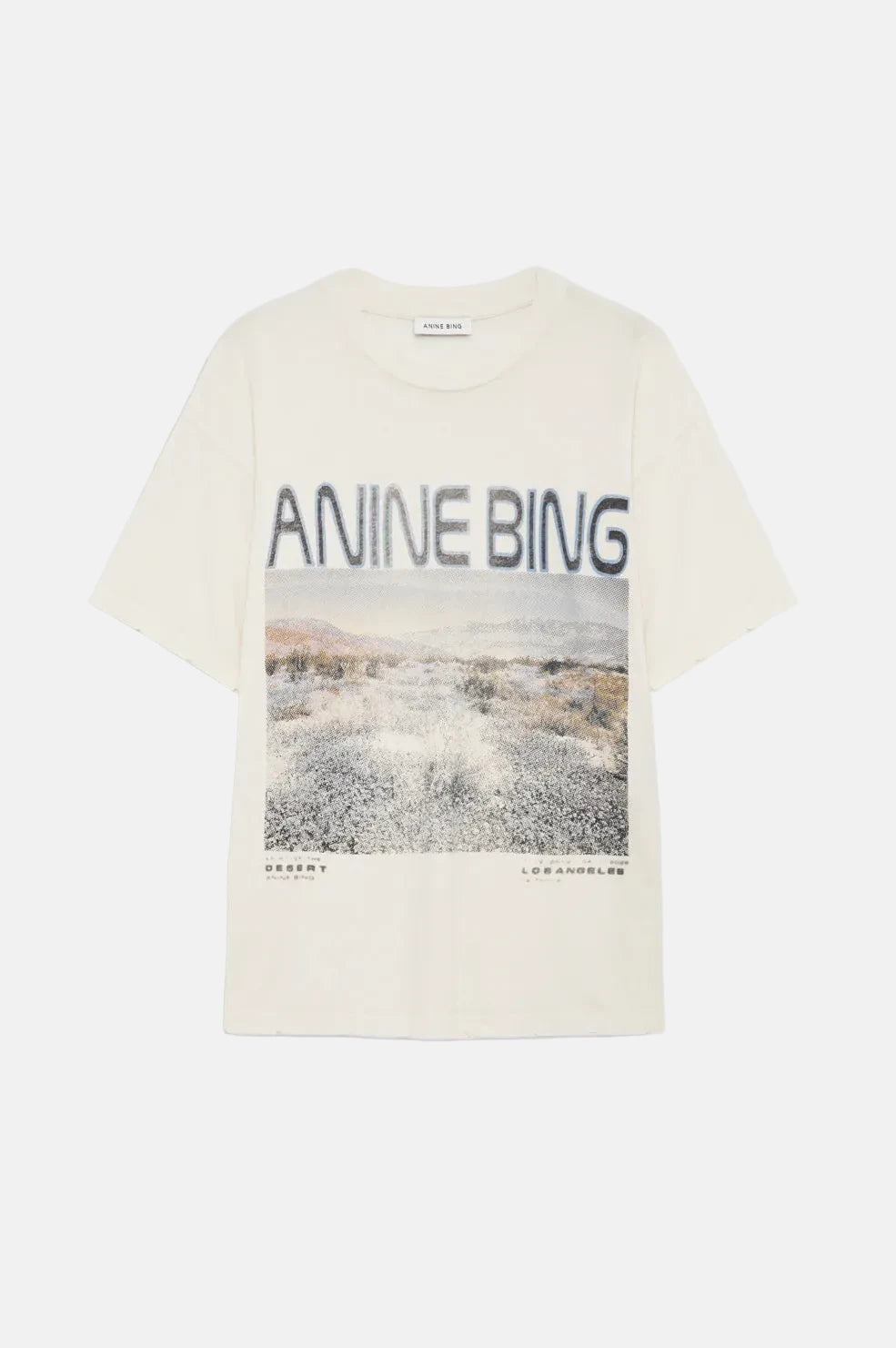 Anine Bing, Cade Tee Wildflowers, Off White, Shirt