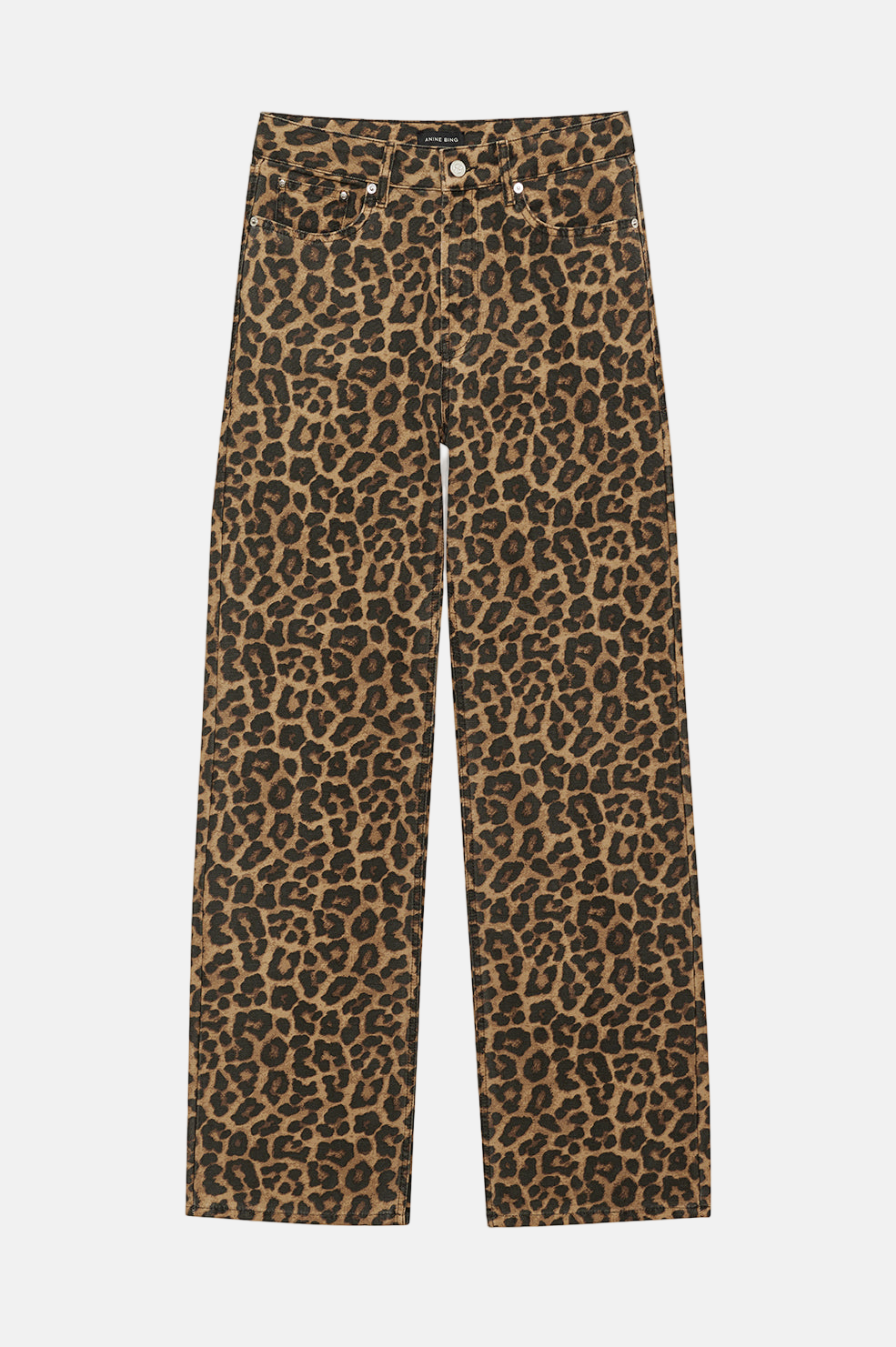 Anine Bing, Hugh, Black/Brown Leopard, Jeans