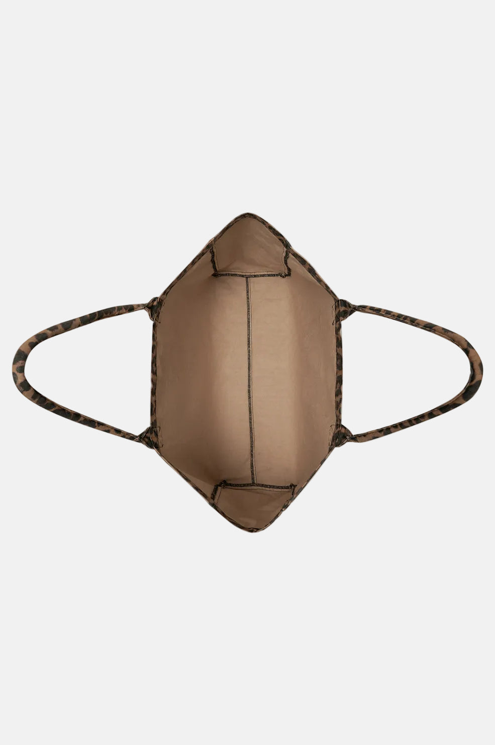 Anine Bing Leo Canvas Tote, Black/Brown Leopard, Tasche
