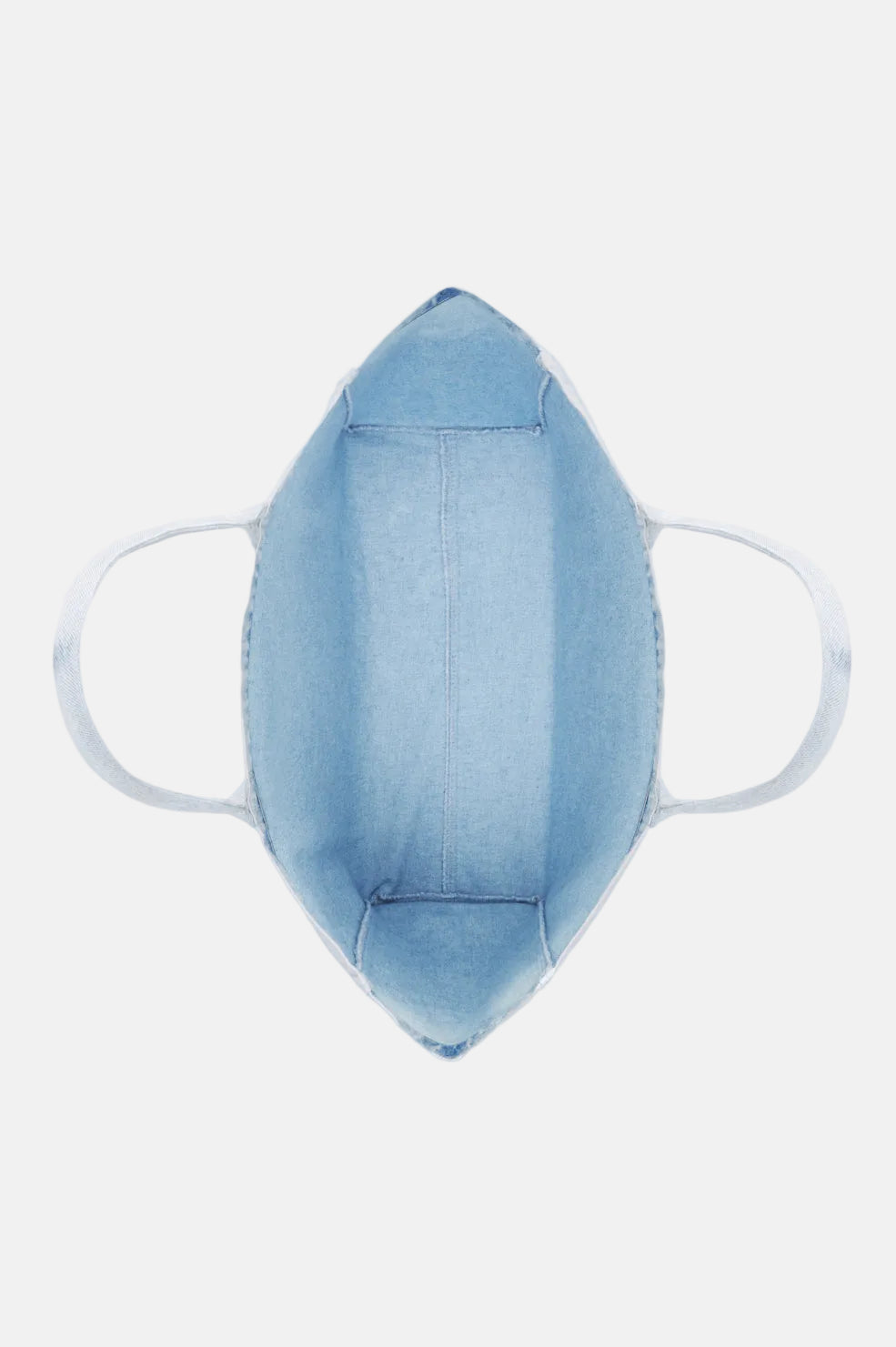 Anine Bing Leo Denim Tote, Lucid Blue, Tasche