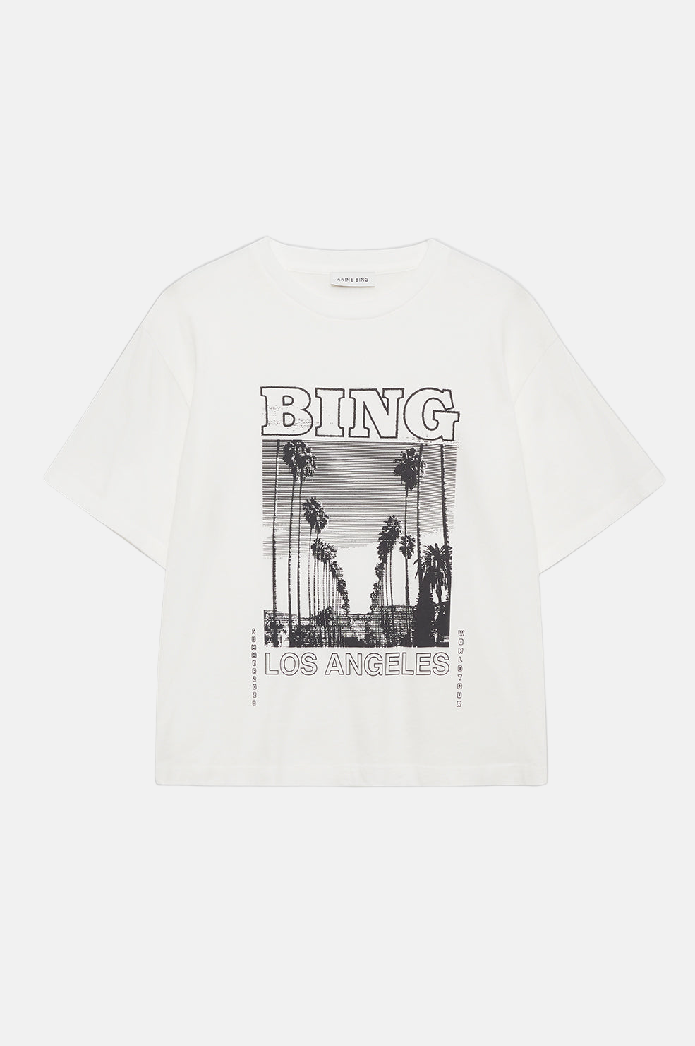 Anine Bing, Louis, Ivory, T-Shirt