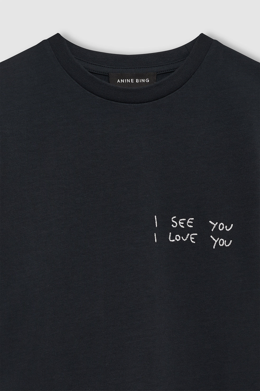 Anine Bing, Shelley Tee ISUILY, Black, Shirt
