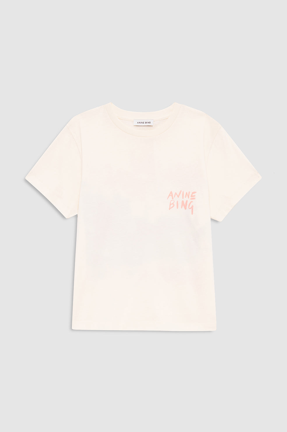 Anine Bing Shelley Tee Surfer, Ecru, Shirt