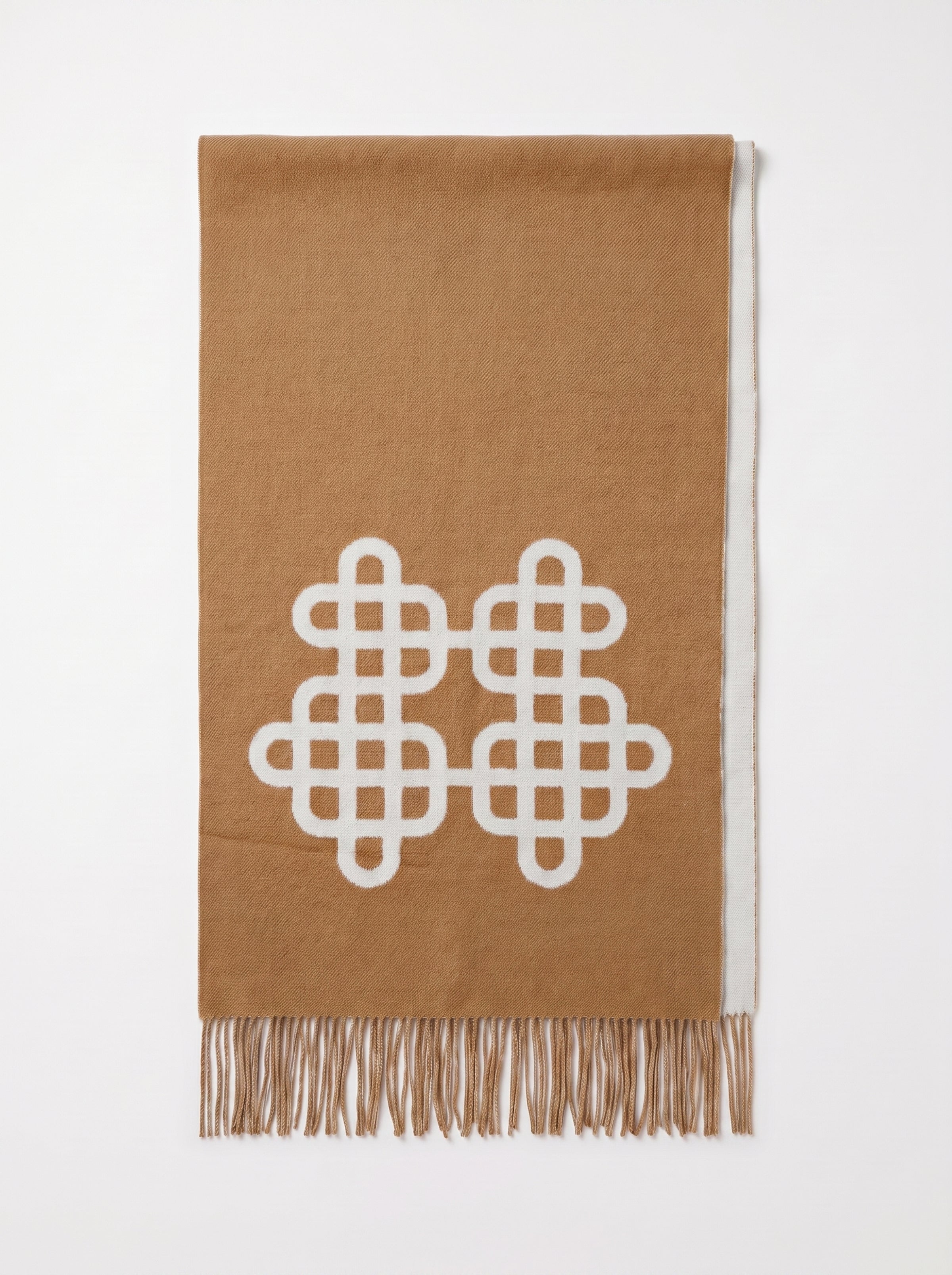 Kujten Scarfy Macchiato Schal in Braun