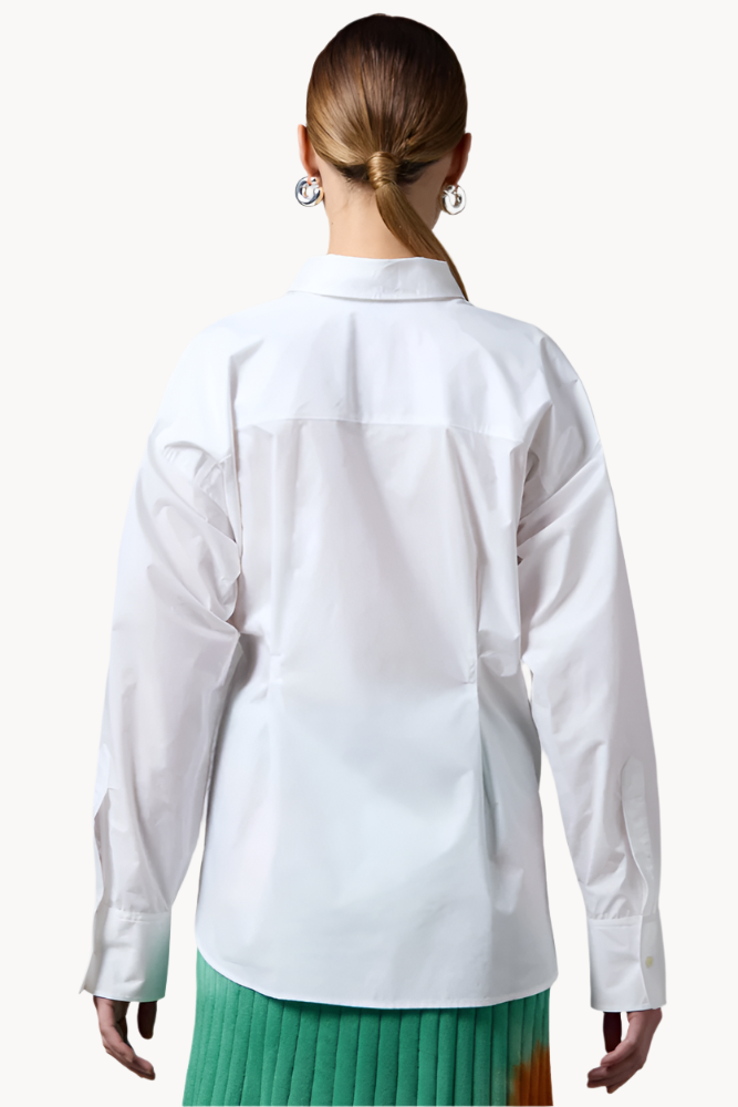Roberto Collina Camicia Wrap, Bianco, Hemd
