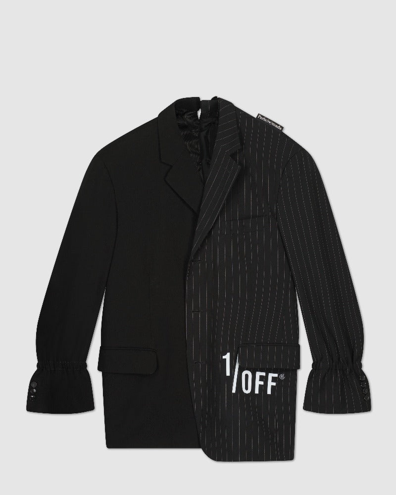 Double, Black/Navy, Blazer