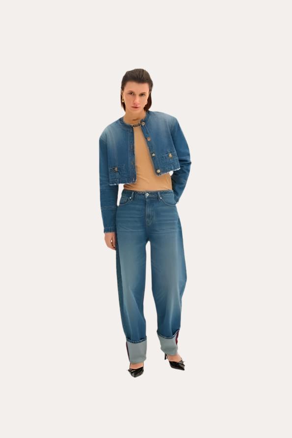 Halfboy Boyfriend, Medium Blue, Jeans