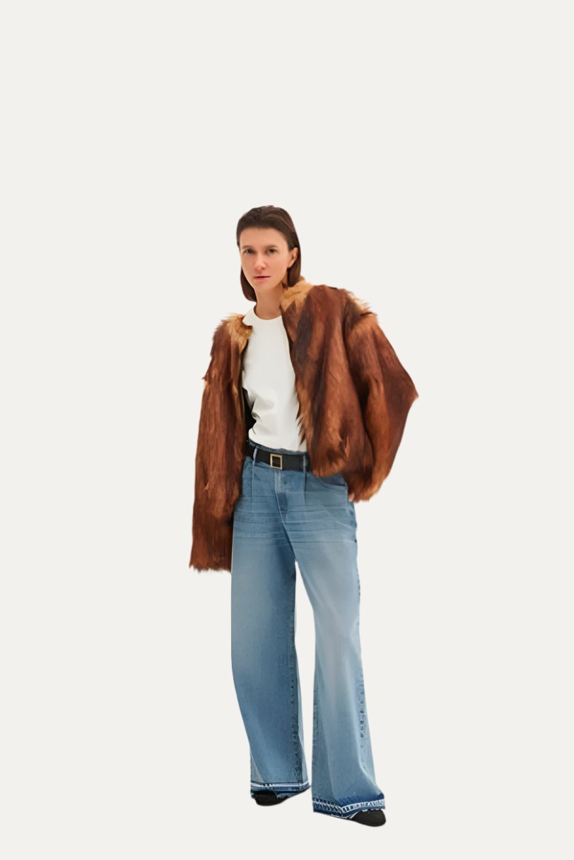 Halfboy Wide, Light Blue Denim, Jeans