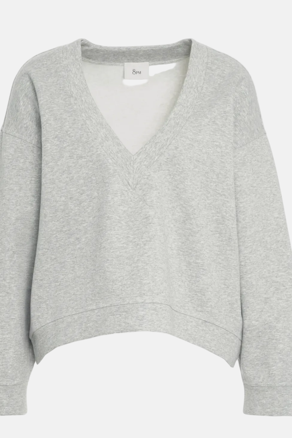 8PM Ravello, Light Grey Melange, Sweatshirt