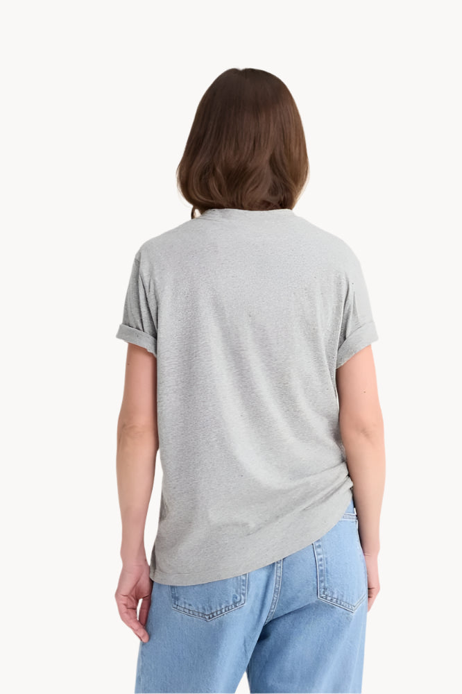 Slub melange, Light Grey, T-shirt