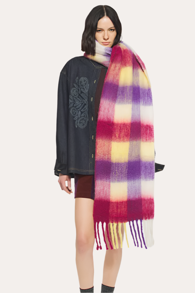 Antik Batik Scarves, Purple/Pink, Schal