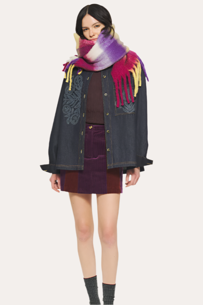 Antik Batik Scarves, Purple/Pink, Schal