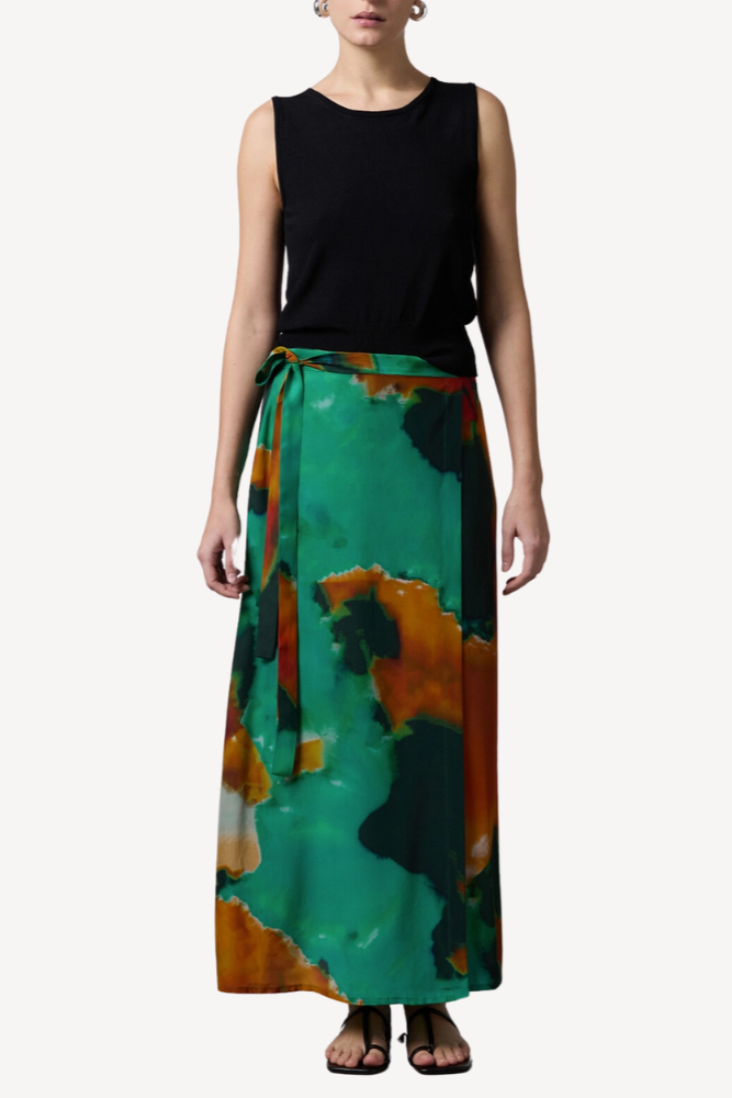 Roberto Collina Gonna Portafoglio Stampata, Jungle, Skirt