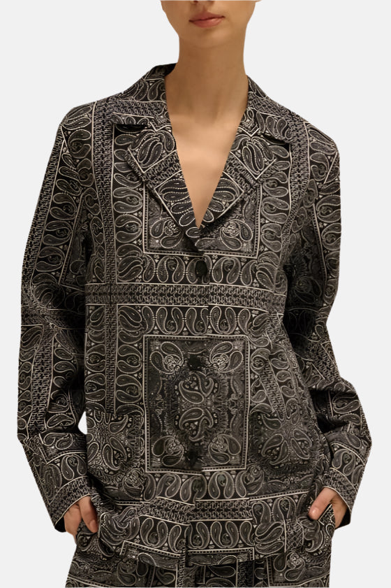 Lebrand Julien Bandana, Black, Bluse