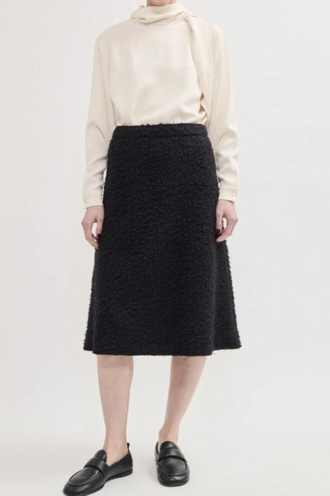 Teurn Studios Wool A-line, Black, Rock