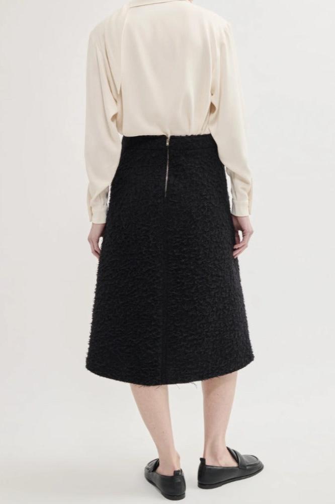 Teurn Studios Wool A-line, Black, Rock