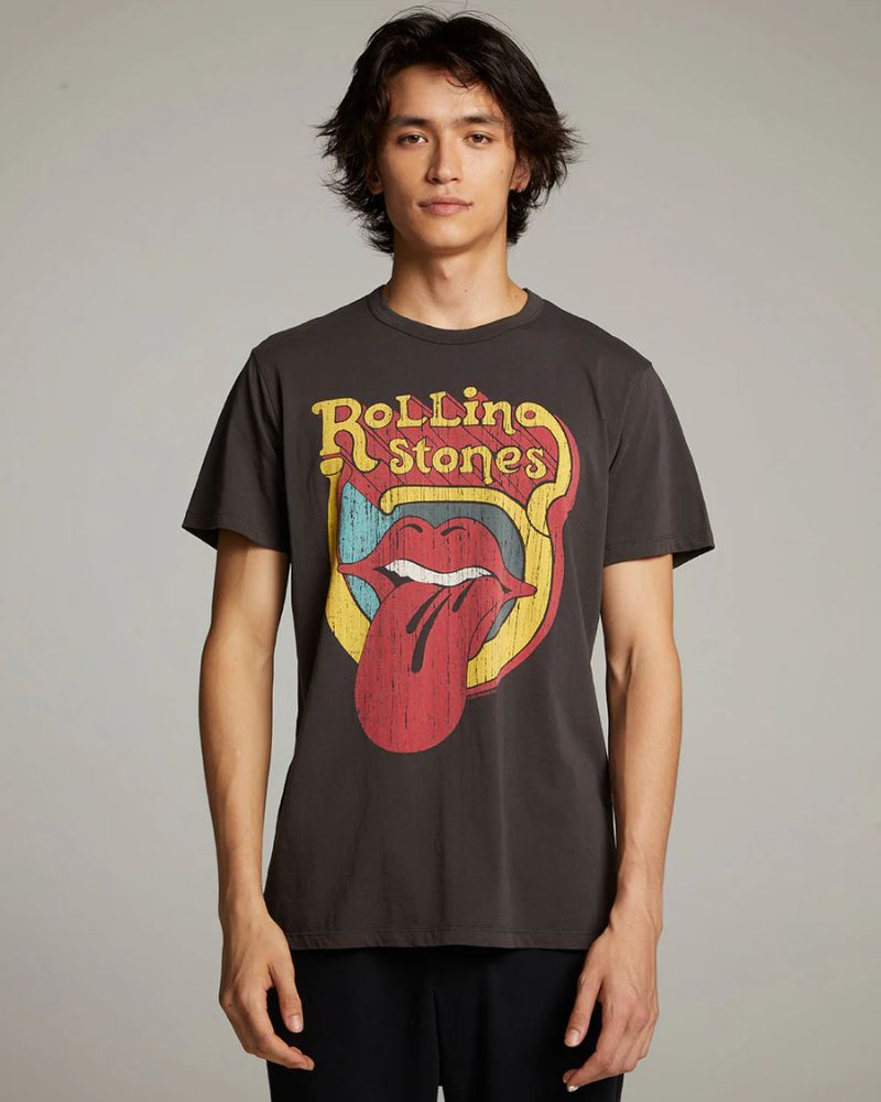 Chaser Rolling Stones, Vintage Black, T-Shirt